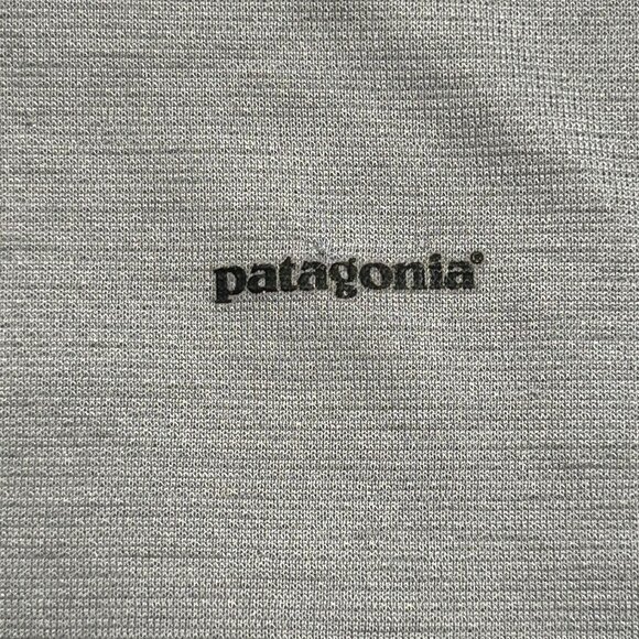 VTG Patagonia Large Capilene Half Zip Long Sleeve Pullover Gray Shirt USA Made - Picture 2 of 12